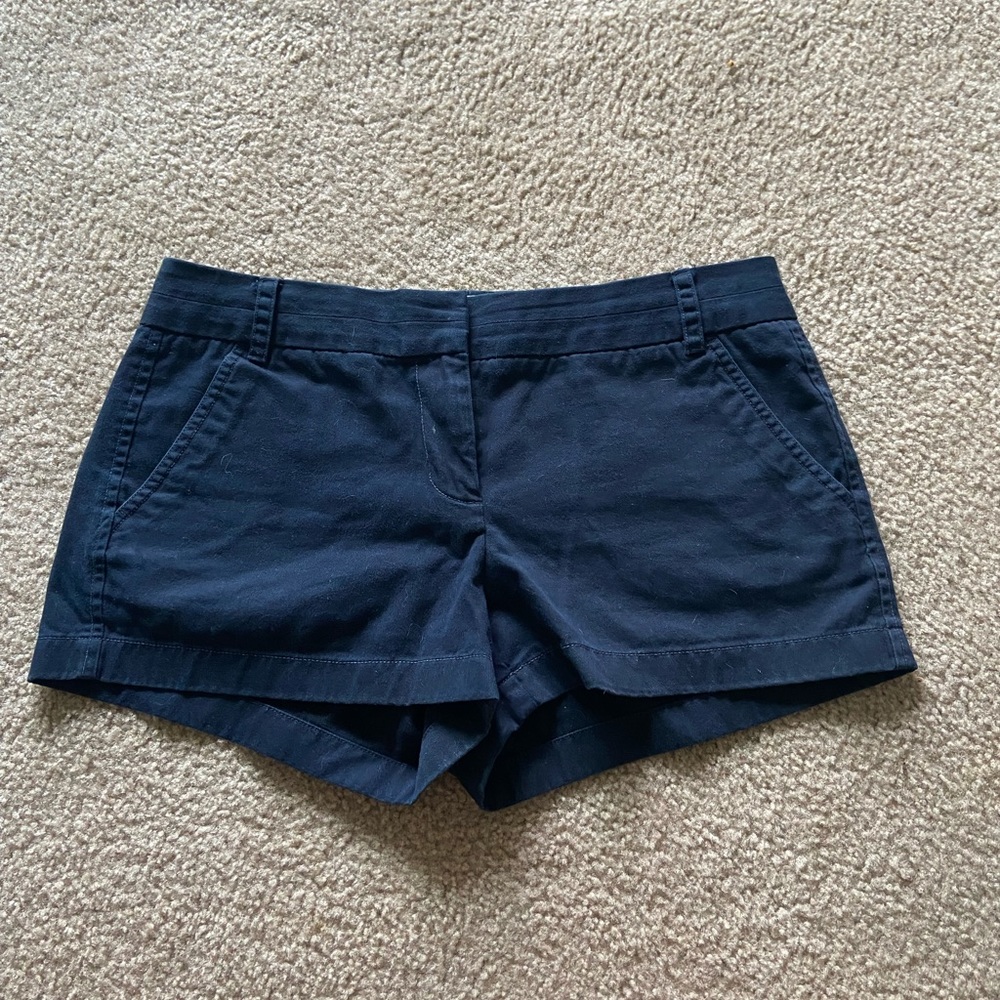 Navy blue jcrew shorts
